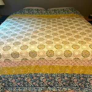 King/California king cotton comforter cover, BRAND NEW.